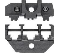 Knipex 97 49 70 Crimping Dies for Western Plugs, Black