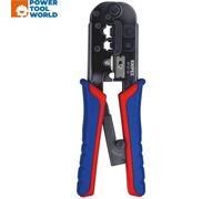 Knipex Crimping Pliers For RJ11 RJ12 RJ45 Western Plugs Wire Stripper 97 51 10