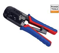 KNIPEX Crimping Pliers for Western Plugs in Blister with Multi-Component Handles 190 mm, 97 51 10 SB