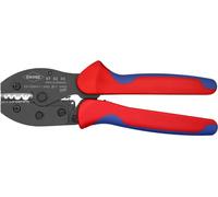 KNIPEX 97 52 33 PreciForce Crimping Pliers burnished with multi-component grips 220 mm Multi-colour