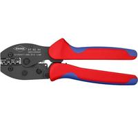 KNIPEX 97 52 34 PreciForce Crimping Pliers burnished with multi-component grips 220 mm, multi-colour
