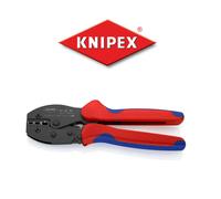 Knipex PreciForce® Crimping Pliers burnished, with multi-component grips 220 mm 97 52 36