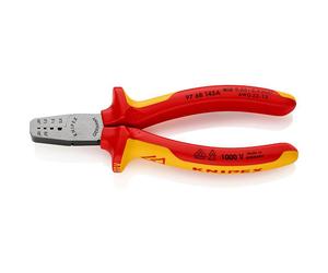 Knipex 97 68 145 A Vde Crimping Pliers For Wire Ferrules 145Mm each 1 34651