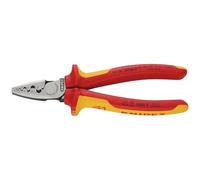 KNIPEX 97 78 180 SB VDE Insulated Crimping Pliers For End Sleeves, 180 mm