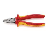 Knipex 97 78 180 Sb Vde Insulated Crimping Pliers For End Sleeves, 180 mm 26914