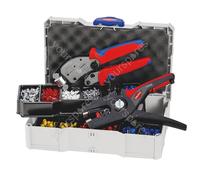 KNIPEX 97 90 14 Crimp Assortment for Wire Ferrules, 1 x 97 53 18, 1 x 12 52 195,