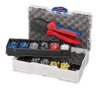 KNIPEX Crimp Assortment for Wire Ferrules 1 x 97 52 38, 7 x Wire Ferrule Sets 265 mm, 97 90 23