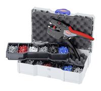 Knipex 97 90 27 Crimp Set Crimpers With Tools And Dies Red Handle