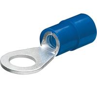 Knipex 97 99 176 Eye Type Insulated Cable Connectors, Blue, 8 mm