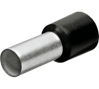 Knipex 97 99 333 End Sleeves/Ferrules with Collar for 1.5 mm, Black, 14 mm, Set of 200 Piece