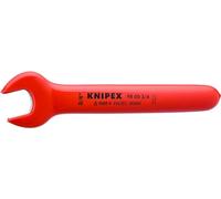 Knipex 98 00 3/4" Open-End Insulated Wrench, Red, 3/4-Inch
