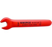 Knipex 98 00 3/8" Open-End Insulated Wrench, Red, 3/8-Inch