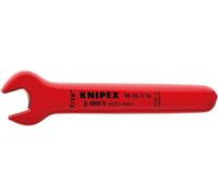 Knipex 98 00 7/16" Open-End Insulated Wrench, Red, 7/16-Inch