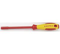Knipex Nut Driver with screwdriver handle burnished, insulating multi-component handle, VDE-tested 230 mm 98 03 05