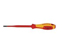KNIPEX 98 20 55 SL VDE Insulated Slotted Screwdriver, 5.5 x 100mm - Slim 72391