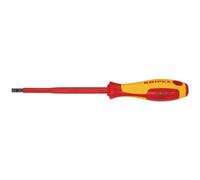 KNIPEX 98 20 55 VDE Insulated Slotted Screwdriver, 5.5 x 125mm