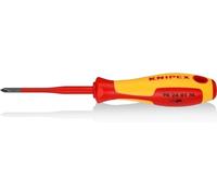 KNIPEX Screwdriver (Slim) for cross-recessed screws Phillips 1000V-insulated (187 mm) 98 24 01 SL