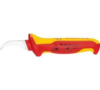 KNIPEX 98 53 13 Dismantling Knife for sector cables 190 mm, red