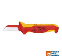 KNIPEX 98 54 Insulated VDE Cable Knife With Coated Blade 190mm