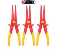Knipex 98 62 02 Snipe Nose Pliers Of Plastic Insulating 220mm