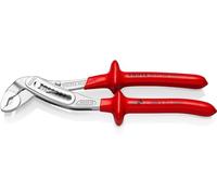 KNIPEX Alligator Water Pump Pliers Chrome-Plated with Dipped Insulation, VDE-Tested 250 mm, 88 07 250