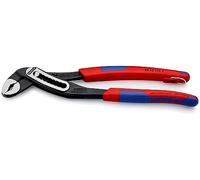KNIPEX Alligator Water Pump Pliers in Blister with Slim Multi-Component Grips, with Integrated Tether Attachment, 88 02 250 T BK