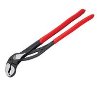 KNIPEX 88 01 400 Alligator XL Pipe Wrench and Water Pump Pliers black atramentized with non-slip plastic coating 400 mm Red