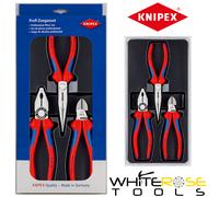 Knipex Assembly Plier Set Tool Kit 3pc Combination Diagonal Snipe Nose Pliers