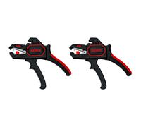 KNIPEX Automatic Insulation Stripper 180mm Pack of 2 | 12 62 180