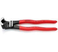 KNIPEX Bolt End Cutting Nipper High Lever Transmission 200 mm, 61 01 200 | With Plastic Coating