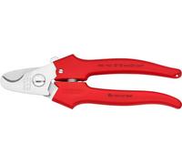 KNIPEX Cable Shears Handles Extrusion Plastic-Coated Self-Service Card Plastic Coated 165 mm, 95 05 165 SB