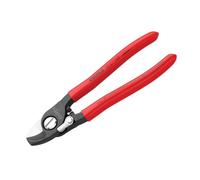 KNIPEX Cable Shears Plastic Coated Grip with Return Spring 165mm