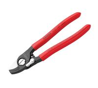 KNIPEX Cable Shears 165 mm, 95 21 165 SB | With Opening Spring Self-Service Card with Plastic Coating