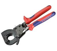 KNIPEX Cable Shears Ratchet Action Multi-Component Grip 250Mm (10In) KPX9531250