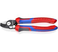 Knipex Cable Shears with opening spring burnished, with multi-component grips 165 mm 95 22 165