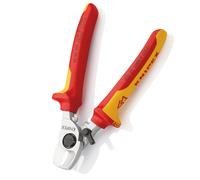 Knipex Cable Shears With Opening Spring VDE 1000V 165mm Adjustable 9526165