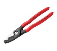 Knipex Cable Shears with Twin Cutting Edge PVC Grip 200mm KPX9511200