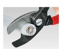 Knipex Cable Shears with Twin Cutting Edge PVC Grip 200mm KPX9511200