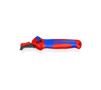 Knipex Cable Stripping Knife with Guide Shoe + Ratchet Function