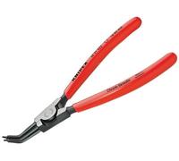 Knipex Circlip Pliers for external circlips on shafts 45° bent black atramentized, plastic coated 130 mm 46 31 A02