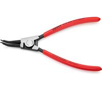 Knipex Circlip Pliers for external circlips on shafts 45° bent black atramentized, plastic coated 185 mm 46 31 A22