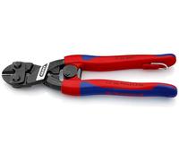 KNIPEX Cobolt Compact Bolt Cutter in Blister with Slim Multi-Component Grips, with Integrated Tether Attachment, 71 32 200 T BK