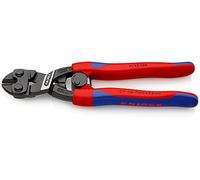 Knipex CoBolt® Compact Bolt Cutter black atramentized, with slim multi-component grips 200 mm (self-service card/blister) 71 12 200 SB