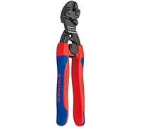 KNIPEX 71 22 200 CoBolt Compact Bolt Cutter, angled black atramentized with slim multi-component grips 200 mm Multi-colour