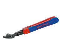 KNIPEX 71 22 200 CoBolt Compact Bolt Cutter, angled black atramentized with slim multi-component grips 200 mm Multi-colour