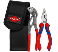 Knipex Cobra and Needle Nose Mini Pliers Set With Pouch 2 Pieces 00 20 72 V06