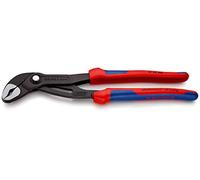 Knipex Cobra® High-Tech Water Pump Pliers grey atramentized, with multi-component grips 300 mm (self-service card/blister) 87 02 300 SB
