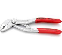 KNIPEX Cobra High-Tech Water Pump Pliers Chrome-Plated with Non-Slip Plastic Coating 125 mm, 87 03 125