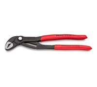 KNIPEX Cobra High-Tech Water Pump Pliers Self-Service Card with Non-Slip Plastic Coating 250 mm, 87 01 250 SB