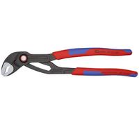 Knipex Cobra® QuickSet High-Tech Water Pump Pliers grey atramentized, with slim multi-component grips 250 mm (self-service card/blister) 87 22 250 SB